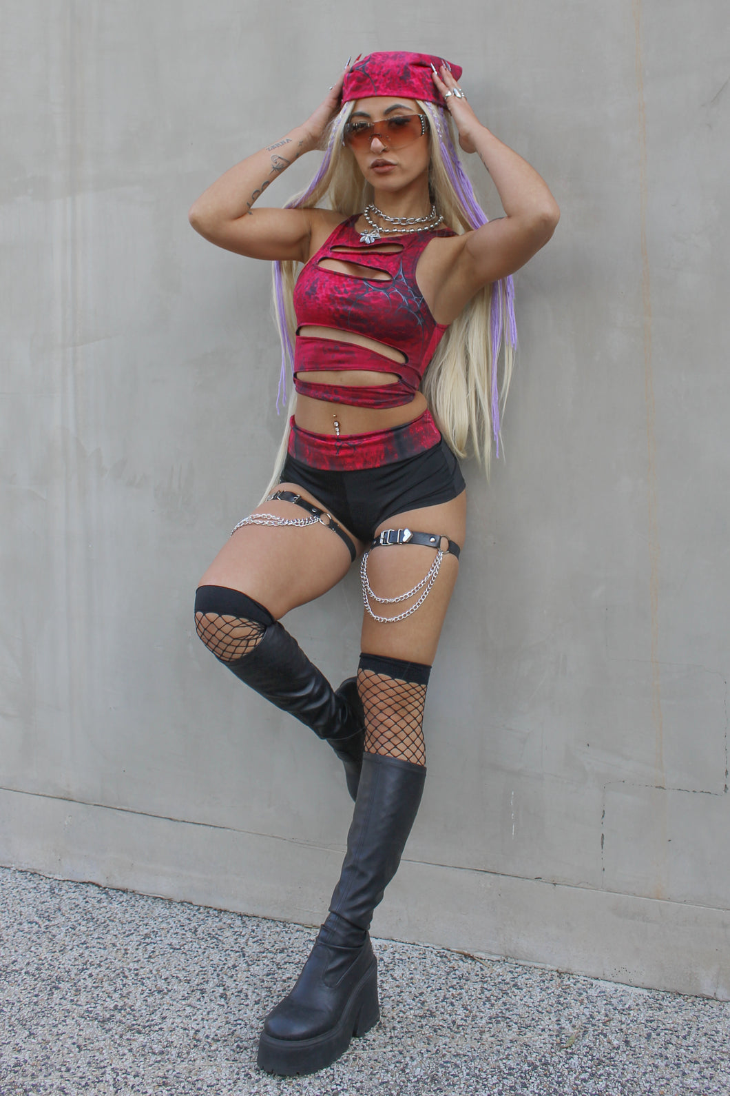 Eternal Flame Fold Over Shorts