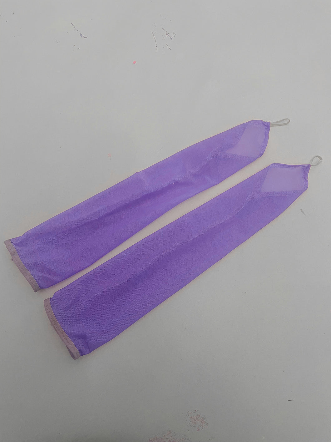 Lilac Mesh Sleeves